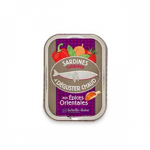 Sardines cuisinées à déguster chaud aux épices orientales