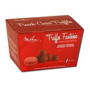 Truffes fantaisies macaron framboise